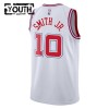 Camiseta Niños NBA Houston Rockets Jabari Smith Jr 2025-26 Nike City Edition Blanco Swingman